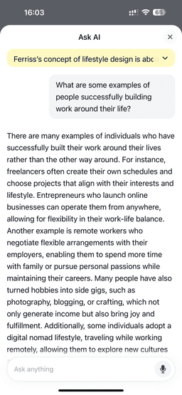 AI assistant interaction