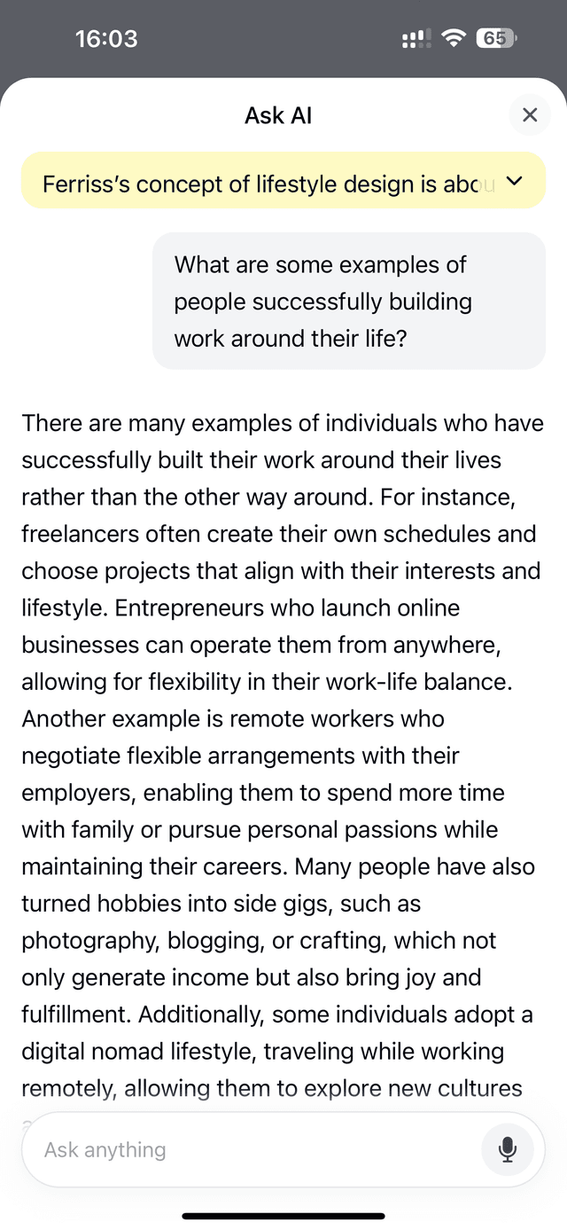 AI assistant interaction